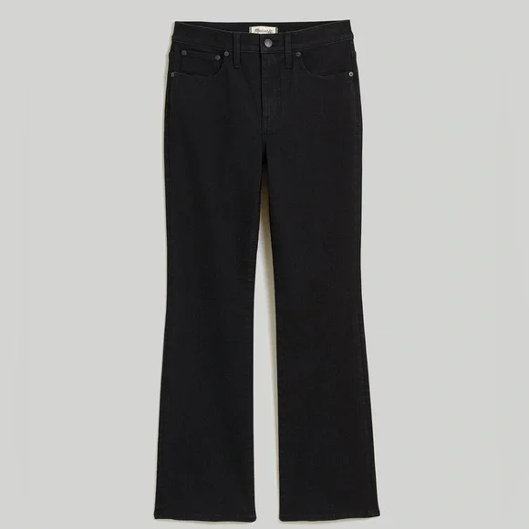 NWT Madewell Mid-rise Stretch Black Jeans // 33P - Picture 13 of 14
